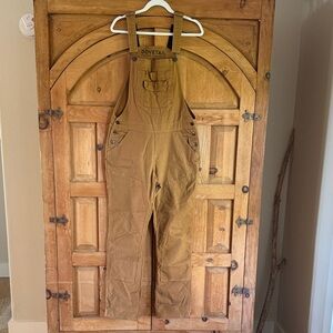 Dovetail Freshley Overalls Saddle Brown size 12